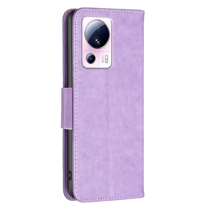 Two Butterflies Embossing Leather Phone Case, For Xiaomi 13 Lite / Civi 2