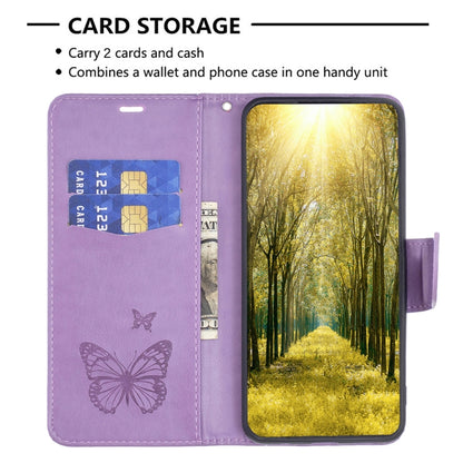 Two Butterflies Embossing Leather Phone Case, For Xiaomi 13 Lite / Civi 2