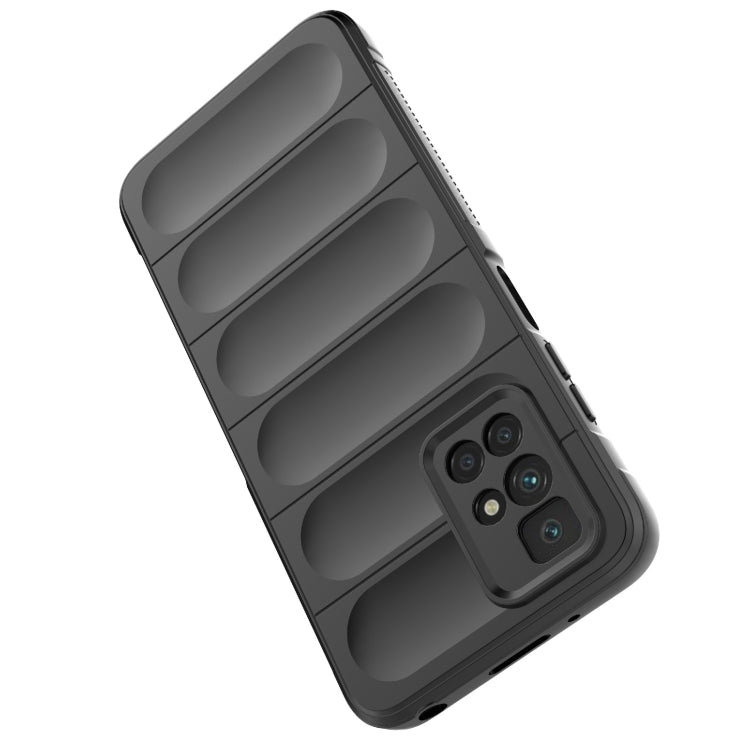Black TPU phone case with textured side grip and recessed camera area