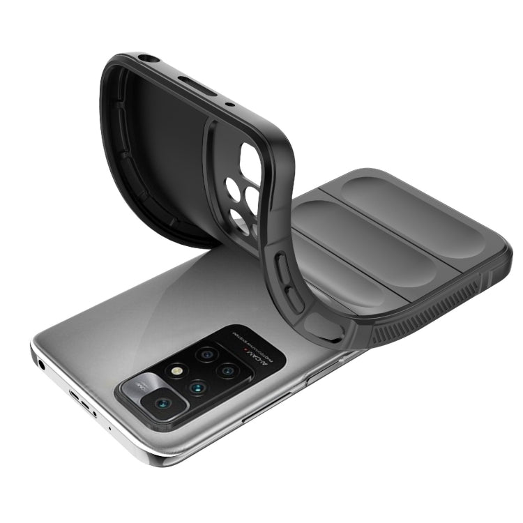 TPU phone case with open front cover, side buttons and camera protection