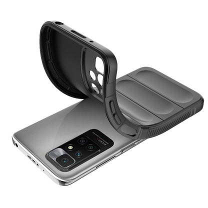 TPU phone case with open front cover, side buttons and camera protection