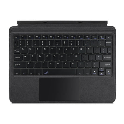 Black Bluetooth keyboard case with trackpad, folio cover for Surface tablet