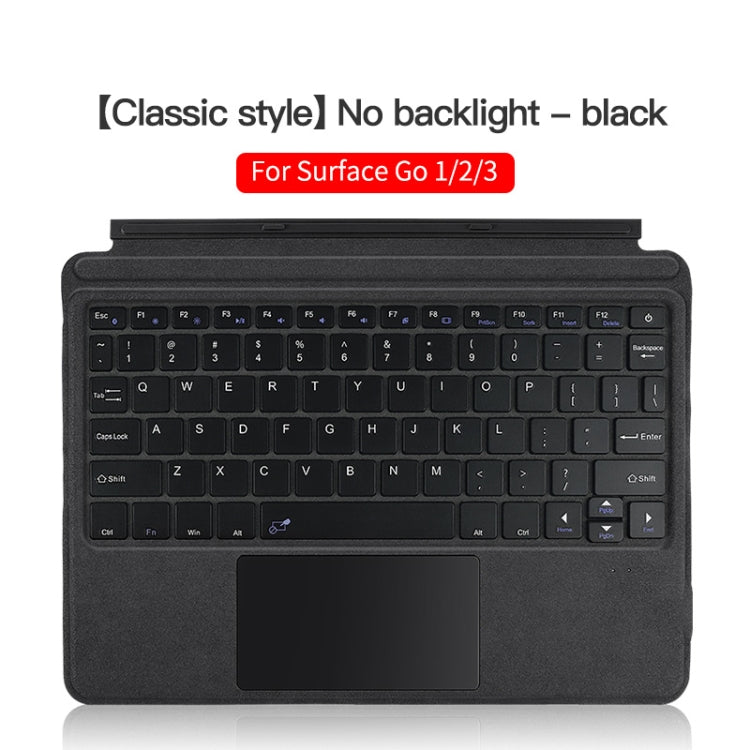 Black keyboard case with trackpad, folio cover, no backlight