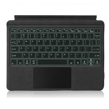 Magnetic Bluetooth keyboard leather case with backlit keys for Surface tablets