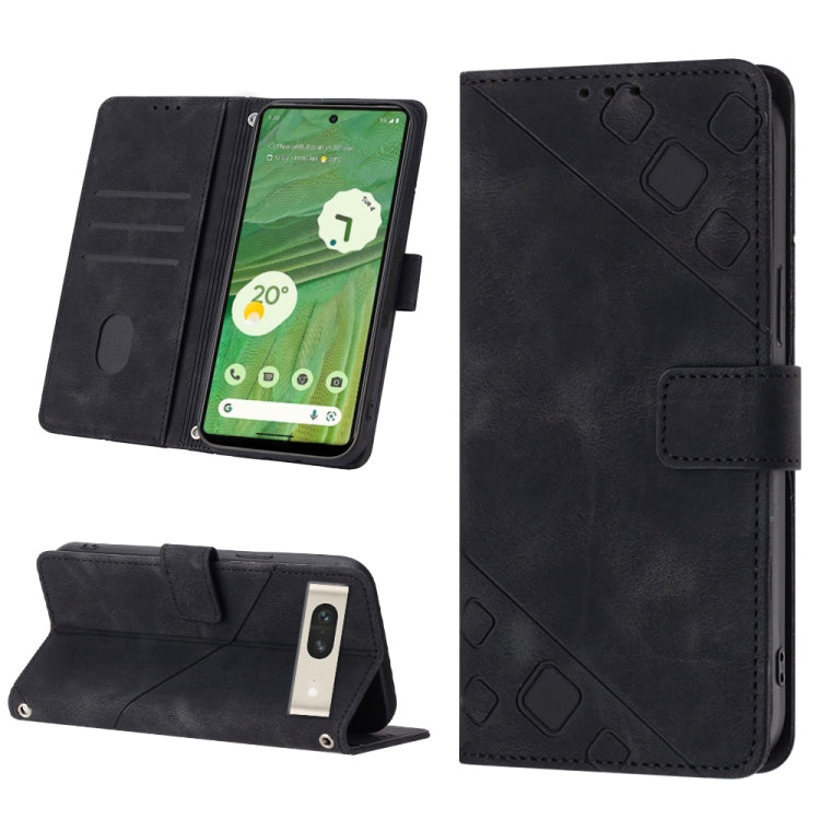 Black embossed leather folio phone case with card slots and kickstand