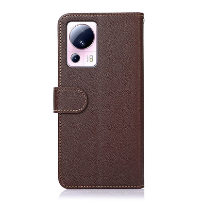 KHAZNEH Litchi Texture Leather RFID Phone Case, For Xiaomi 13 Lite / Civi 2