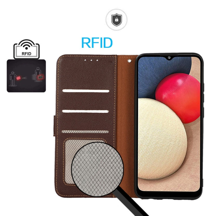 KHAZNEH Litchi Texture Leather RFID Phone Case, For Xiaomi 13 Lite / Civi 2