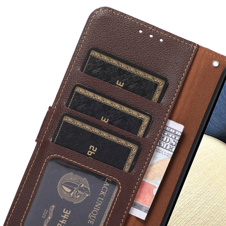 KHAZNEH Litchi Texture Leather RFID Phone Case, For Xiaomi 13 Lite / Civi 2