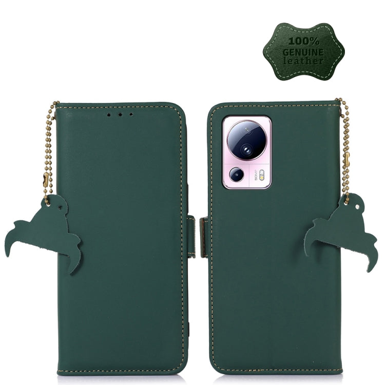 Genuine Leather Magnetic RFID Leather Phone Case, For Xiaomi 13 Lite / Civi 2