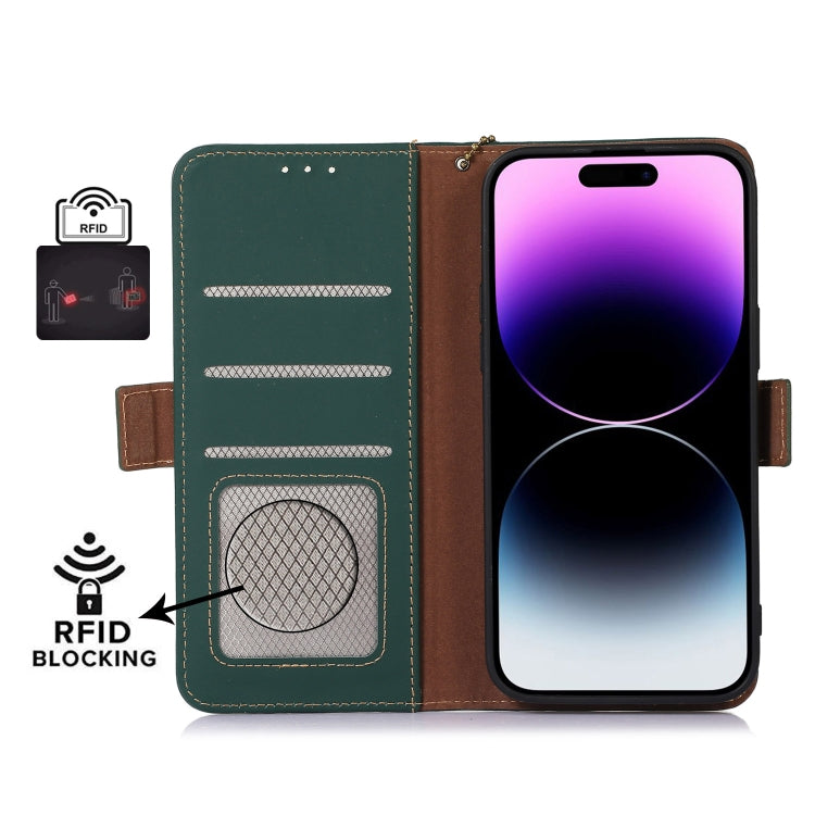 Genuine Leather Magnetic RFID Leather Phone Case, For Xiaomi 13 Lite / Civi 2