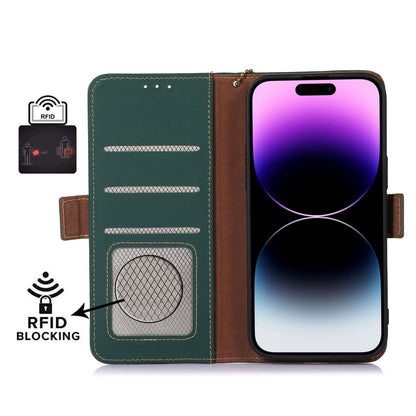 Genuine Leather Magnetic RFID Leather Phone Case, For Xiaomi 13 Lite / Civi 2
