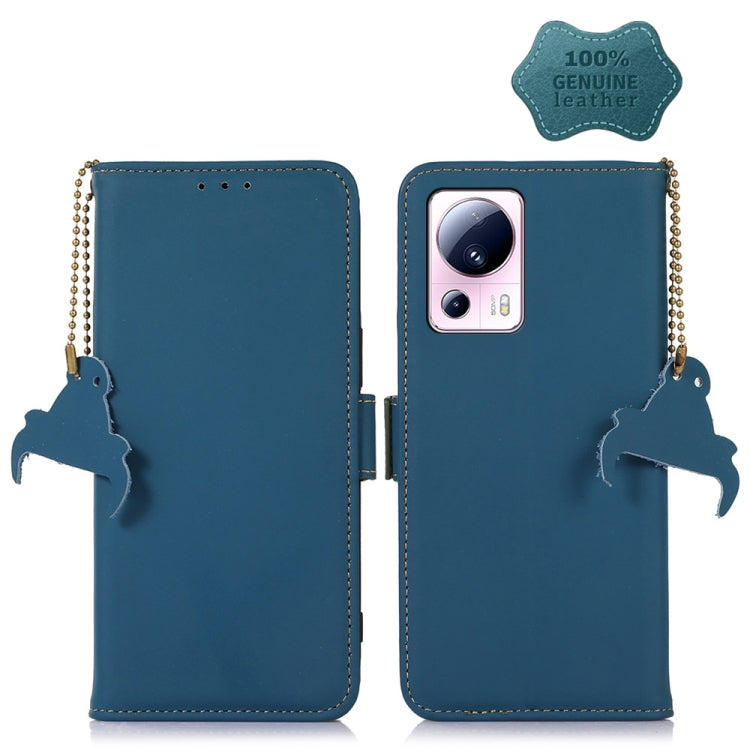 Genuine Leather Magnetic RFID Leather Phone Case, For Xiaomi 13 Lite / Civi 2