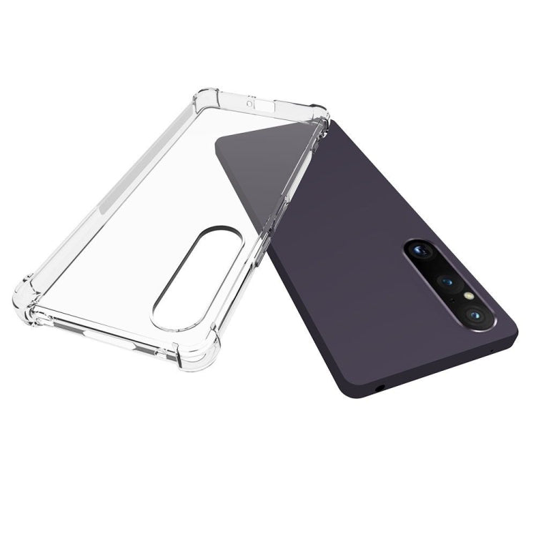 Clear TPU phone case with raised camera protection and impact-resistant corner bumpers