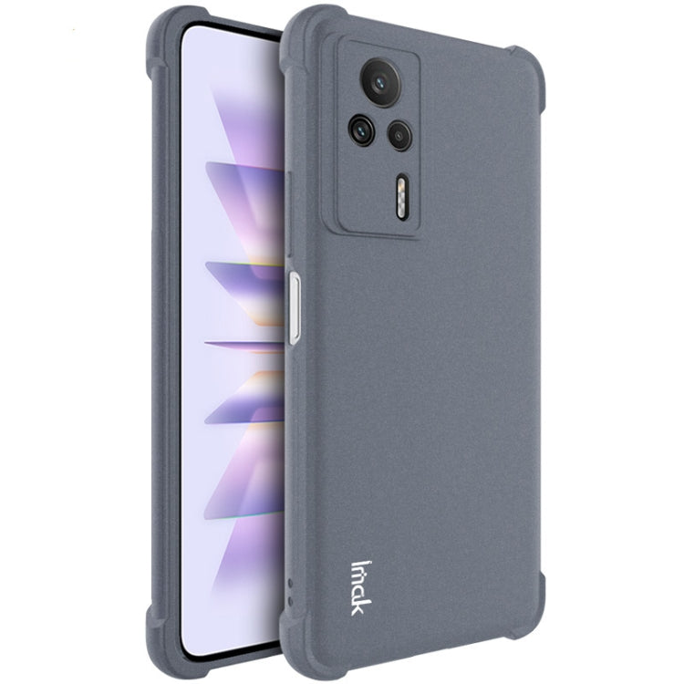 Matte grey TPU phone case with side button access and port cutouts