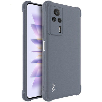 Matte grey TPU phone case with side button access and port cutouts