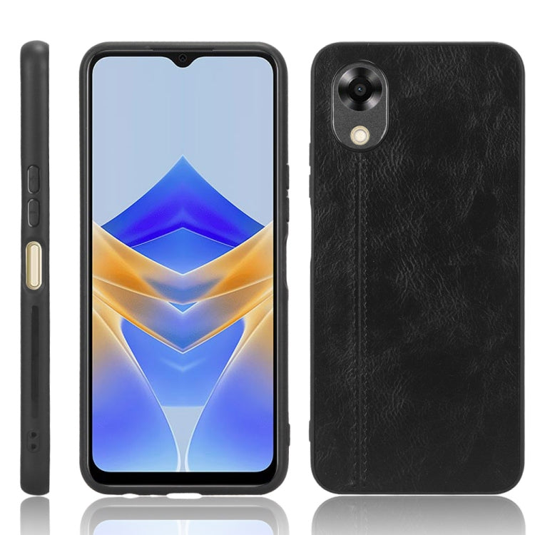 Black textured phone case with camera cutout and raised button area
