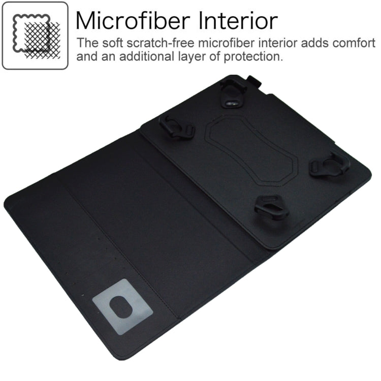 Suede Cross Texture Magnetic Clasp Leather Tablet Case, For 8 inch, For 10 inch