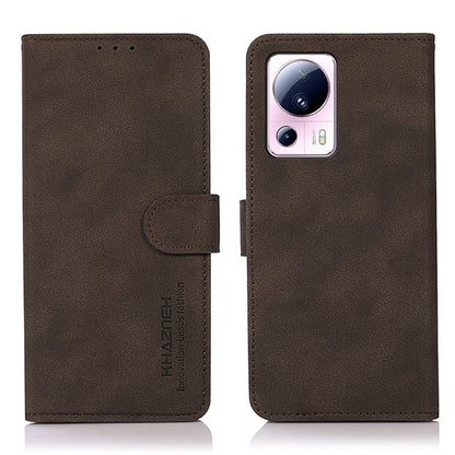 KHAZNEH Matte Texture Leather Phone Case, For Xiaomi 13 Lite / Civi 2
