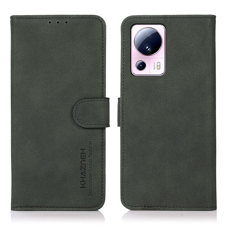 KHAZNEH Matte Texture Leather Phone Case, For Xiaomi 13 Lite / Civi 2