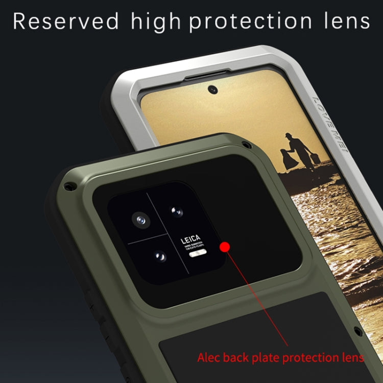Rugged green phone case with dual camera lens cutout and protective back plate