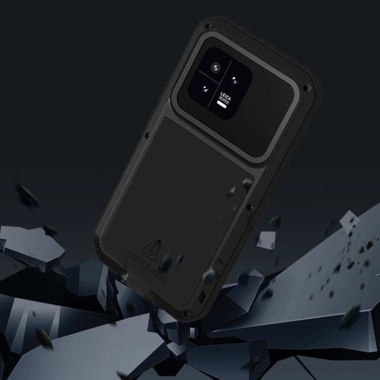 Rugged black phone case with camera lens cutout and raised protective corners