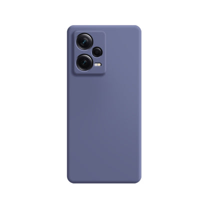 Imitation liquid silicone phone case, lavender with dual camera cutouts on back.