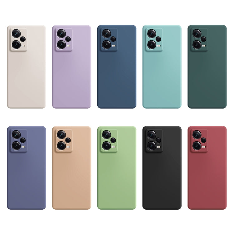 Imitation liquid silicone phone cases in assorted colors, each with camera cutout