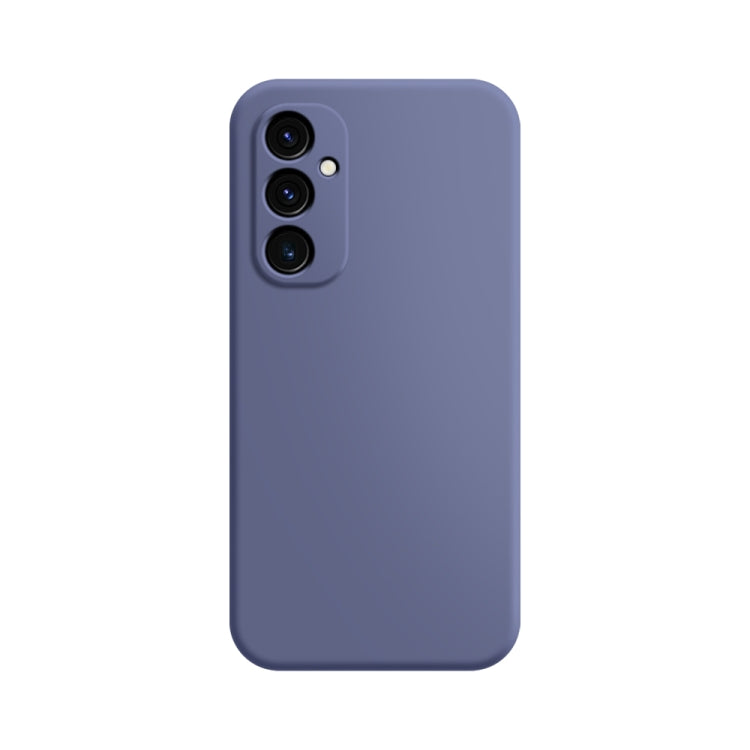 Lavender phone case with raised triple-camera cutouts and smooth matte texture