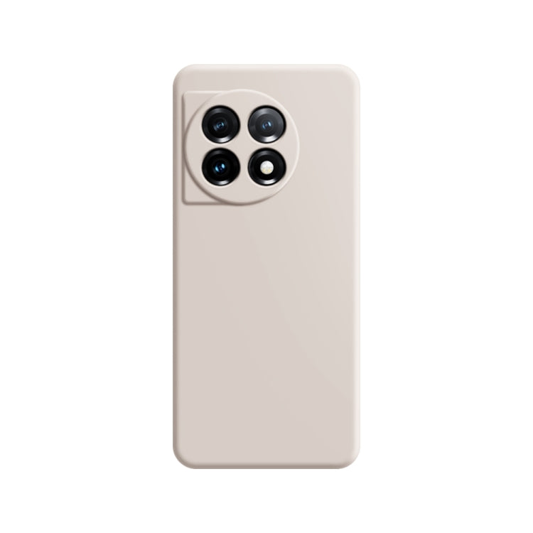 White phone case with quad camera cutouts on the back and a protective camera ring.