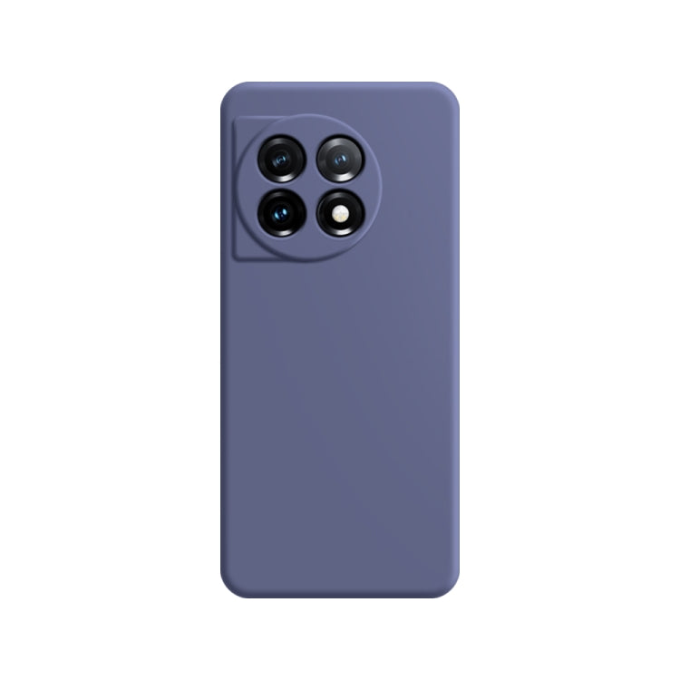 Purple imitation liquid silicone phone case with raised camera cutout