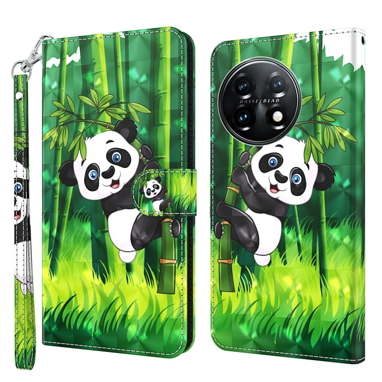 Phone case with green bamboo background and cute panda couple art, wrist strap and folio cover.
