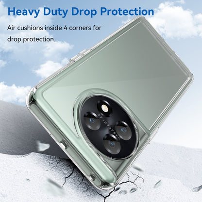 Clear acrylic TPU phone case with corner air-cushion protection and camera cover