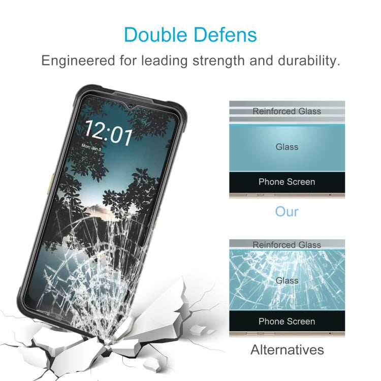 Impact-resistant tempered glass screen protector with reinforced glass layer