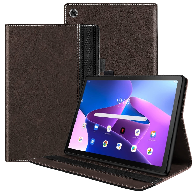 Splicing Series Tablet Leather Case, For Lenovo Tab M10 Plus 3rd Gen, For Huawei MatePad SE