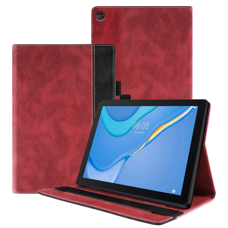 Splicing Series Tablet Leather Case, For Lenovo Tab M10 Plus 3rd Gen, For Huawei MatePad SE