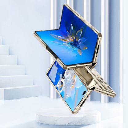 Champagne gold integrated folding phone case with stand support