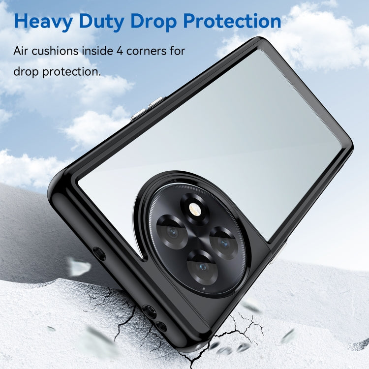 Black protective phone case with raised camera guard and shock-resistant corners