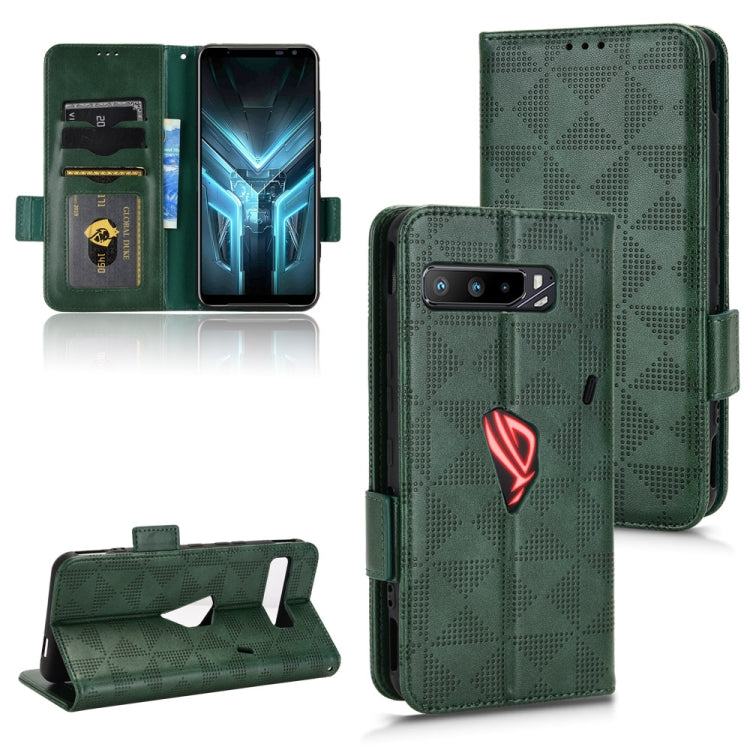 Symmetrical Triangle Leather Phone Case, For Asus Zenfone 9, For Asus ROG Phone 3 Strix / 3 ZS661KL, For Asus ROG Phone 5, For Asus ROG Phone II, For Asus ROG Phone 6, For Asus Zenfone 7 Pro ZS671KS, For Asus Zenfone 8 ZS590KS