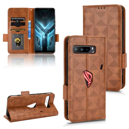 Symmetrical Triangle Leather Phone Case, For Asus Zenfone 9, For Asus ROG Phone 3 Strix / 3 ZS661KL, For Asus ROG Phone 5, For Asus ROG Phone II, For Asus ROG Phone 6, For Asus Zenfone 7 Pro ZS671KS, For Asus Zenfone 8 ZS590KS