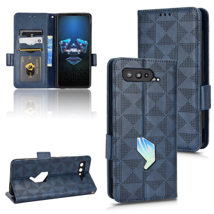 Symmetrical Triangle Leather Phone Case, For Asus Zenfone 9, For Asus ROG Phone 3 Strix / 3 ZS661KL, For Asus ROG Phone 5, For Asus ROG Phone II, For Asus ROG Phone 6, For Asus Zenfone 7 Pro ZS671KS, For Asus Zenfone 8 ZS590KS