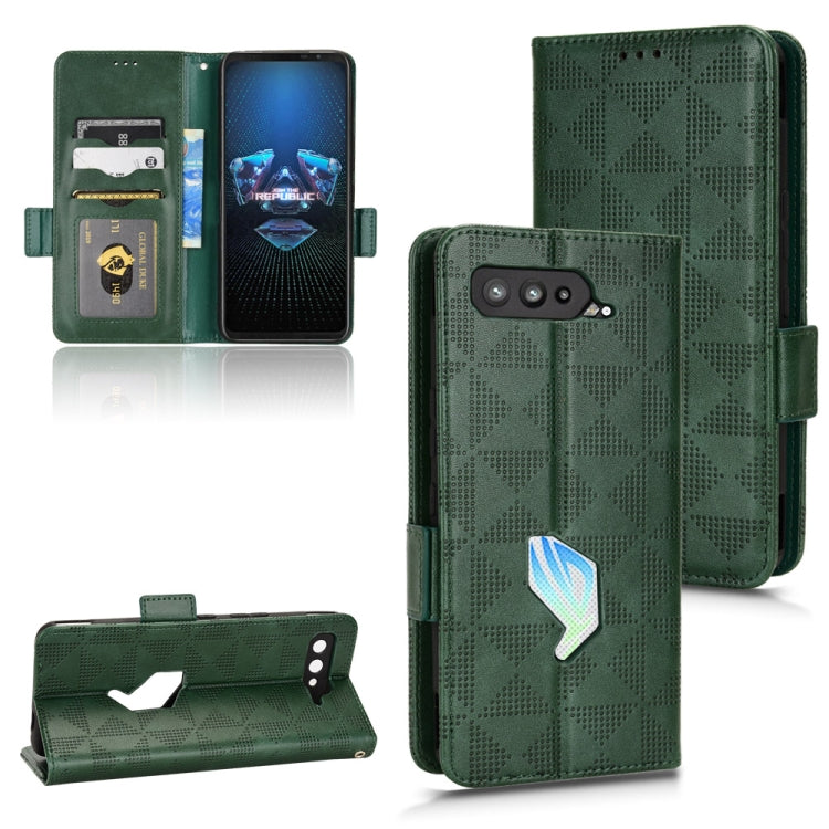 Symmetrical Triangle Leather Phone Case, For Asus Zenfone 9, For Asus ROG Phone 3 Strix / 3 ZS661KL, For Asus ROG Phone 5, For Asus ROG Phone II, For Asus ROG Phone 6, For Asus Zenfone 7 Pro ZS671KS, For Asus Zenfone 8 ZS590KS