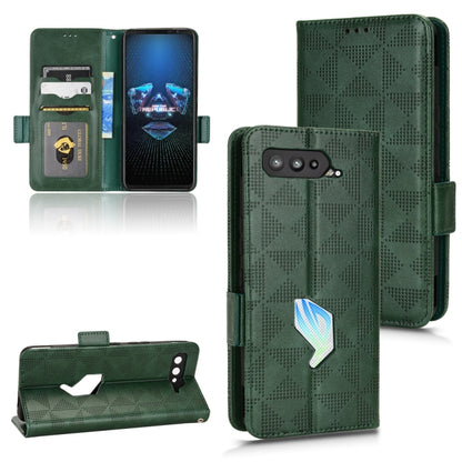 Symmetrical Triangle Leather Phone Case, For Asus Zenfone 9, For Asus ROG Phone 3 Strix / 3 ZS661KL, For Asus ROG Phone 5, For Asus ROG Phone II, For Asus ROG Phone 6, For Asus Zenfone 7 Pro ZS671KS, For Asus Zenfone 8 ZS590KS
