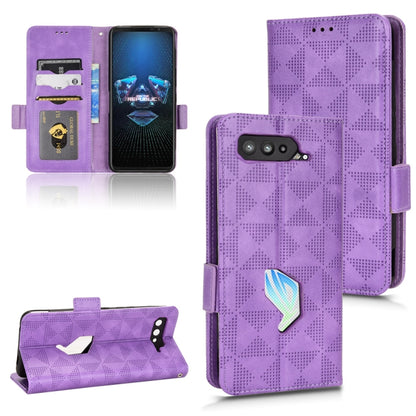 Symmetrical Triangle Leather Phone Case, For Asus Zenfone 9, For Asus ROG Phone 3 Strix / 3 ZS661KL, For Asus ROG Phone 5, For Asus ROG Phone II, For Asus ROG Phone 6, For Asus Zenfone 7 Pro ZS671KS, For Asus Zenfone 8 ZS590KS