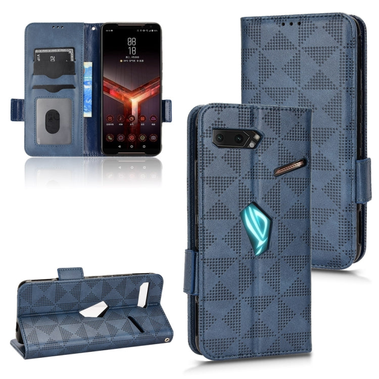 Symmetrical Triangle Leather Phone Case, For Asus Zenfone 9, For Asus ROG Phone 3 Strix / 3 ZS661KL, For Asus ROG Phone 5, For Asus ROG Phone II, For Asus ROG Phone 6, For Asus Zenfone 7 Pro ZS671KS, For Asus Zenfone 8 ZS590KS