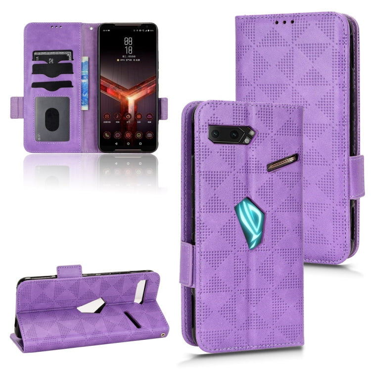 Symmetrical Triangle Leather Phone Case, For Asus Zenfone 9, For Asus ROG Phone 3 Strix / 3 ZS661KL, For Asus ROG Phone 5, For Asus ROG Phone II, For Asus ROG Phone 6, For Asus Zenfone 7 Pro ZS671KS, For Asus Zenfone 8 ZS590KS