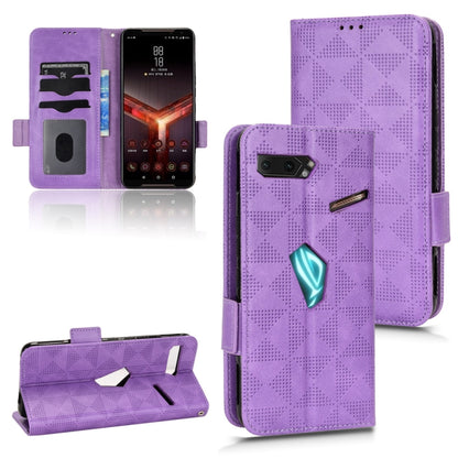 Symmetrical Triangle Leather Phone Case, For Asus Zenfone 9, For Asus ROG Phone 3 Strix / 3 ZS661KL, For Asus ROG Phone 5, For Asus ROG Phone II, For Asus ROG Phone 6, For Asus Zenfone 7 Pro ZS671KS, For Asus Zenfone 8 ZS590KS