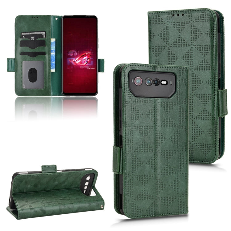 Symmetrical Triangle Leather Phone Case, For Asus Zenfone 9, For Asus ROG Phone 3 Strix / 3 ZS661KL, For Asus ROG Phone 5, For Asus ROG Phone II, For Asus ROG Phone 6, For Asus Zenfone 7 Pro ZS671KS, For Asus Zenfone 8 ZS590KS