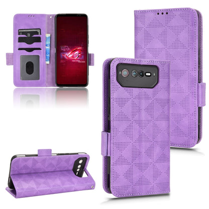 Symmetrical Triangle Leather Phone Case, For Asus Zenfone 9, For Asus ROG Phone 3 Strix / 3 ZS661KL, For Asus ROG Phone 5, For Asus ROG Phone II, For Asus ROG Phone 6, For Asus Zenfone 7 Pro ZS671KS, For Asus Zenfone 8 ZS590KS