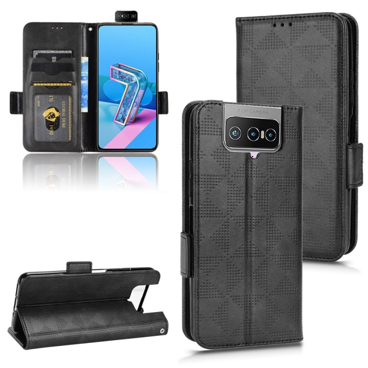 Symmetrical Triangle Leather Phone Case, For Asus Zenfone 9, For Asus ROG Phone 3 Strix / 3 ZS661KL, For Asus ROG Phone 5, For Asus ROG Phone II, For Asus ROG Phone 6, For Asus Zenfone 7 Pro ZS671KS, For Asus Zenfone 8 ZS590KS