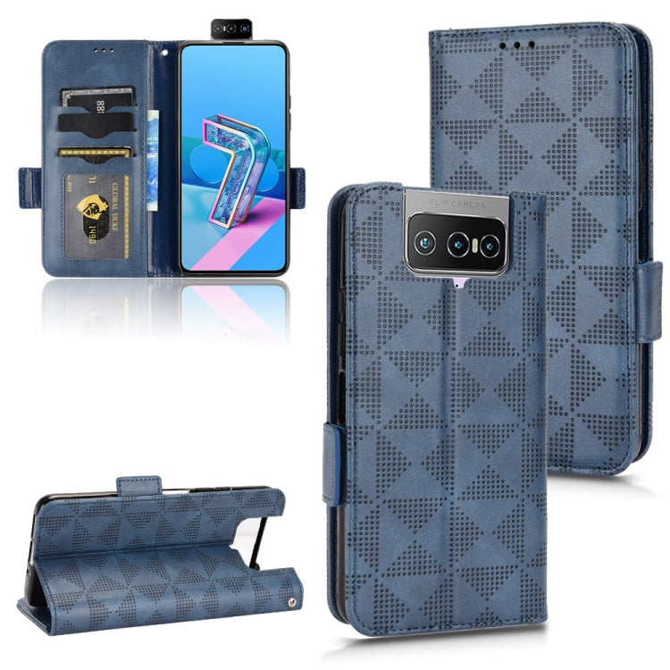 Symmetrical Triangle Leather Phone Case, For Asus Zenfone 9, For Asus ROG Phone 3 Strix / 3 ZS661KL, For Asus ROG Phone 5, For Asus ROG Phone II, For Asus ROG Phone 6, For Asus Zenfone 7 Pro ZS671KS, For Asus Zenfone 8 ZS590KS